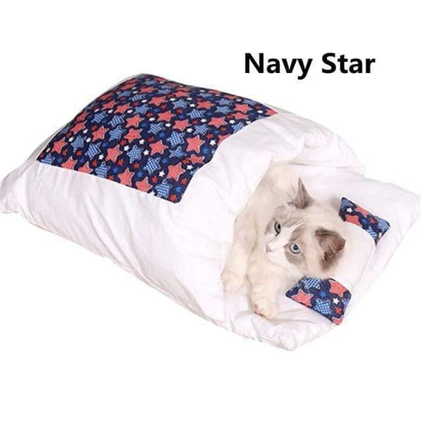 Planet Gates 200003700 4 / S Removable Dog Cat Bed Cat Sleeping Bag Sofas Mat Winter Warm Cat House Small Pet Bed Puppy Kennel Nest Cushion Pet Products