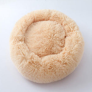 Planet Gates 200003700 Apricot / 40cm Long Plush Cat Bed House Soft Pet Dog Bed Round Cats Nest Winter Warm Sleeping Cushion Puppy Mat Portable Cat Product 40 50 60cm