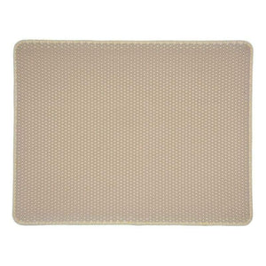 Planet Gates 200003700 beige / 30x30cm Mat Pet Supplies Carpet Cat Sand Litter Mat Toilet Waterproof Pets Trapper Dog Foldable Home Clean Cats EVA Non-slip Mats Carpet