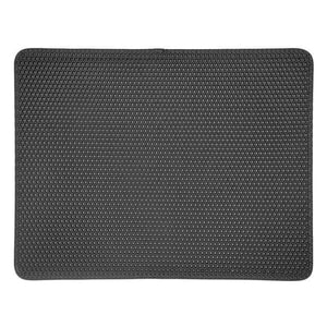 Planet Gates 200003700 Black / 30x30cm Mat Pet Supplies Carpet Cat Sand Litter Mat Toilet Waterproof Pets Trapper Dog Foldable Home Clean Cats EVA Non-slip Mats Carpet