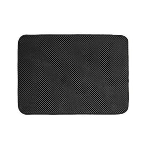 Planet Gates 200003700 Black / 30X45cm Pet Cat Litter Mat Double Layer Waterproof Litter Cat Pads Trapping Pet Litter Box Mat Pet Products Bed Clean Pad Cats Clean