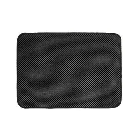 Planet Gates 200003700 Black / 30X45cm Pet Cat Litter Mat Double Layer Waterproof Litter Cat Pads Trapping Pet Litter Box Mat Pet Products Bed Clean Pad Cats Clean