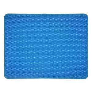 Planet Gates 200003700 Blue / 30x30cm Mat Pet Supplies Carpet Cat Sand Litter Mat Toilet Waterproof Pets Trapper Dog Foldable Home Clean Cats EVA Non-slip Mats Carpet