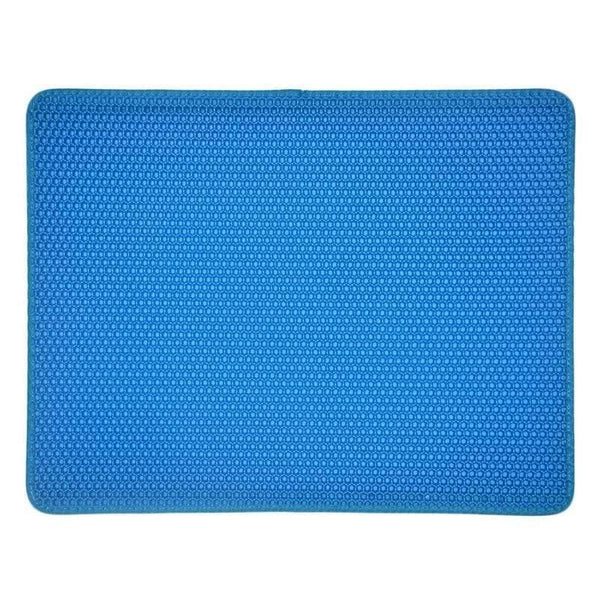 Planet Gates 200003700 Blue / 30x30cm Mat Pet Supplies Carpet Cat Sand Litter Mat Toilet Waterproof Pets Trapper Dog Foldable Home Clean Cats EVA Non-slip Mats Carpet
