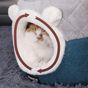Planet Gates 200003700 Cat Bed House Soft Plush Kennel Puppy Cushion Small Dogs Cats Nest Winter Warm Sleeping Pet Dog Bed Pet Mat Supplies