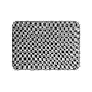 Planet Gates 200003700 Gray / 30X45cm Pet Cat Litter Mat Double Layer Waterproof Litter Cat Pads Trapping Pet Litter Box Mat Pet Products Bed Clean Pad Cats Clean