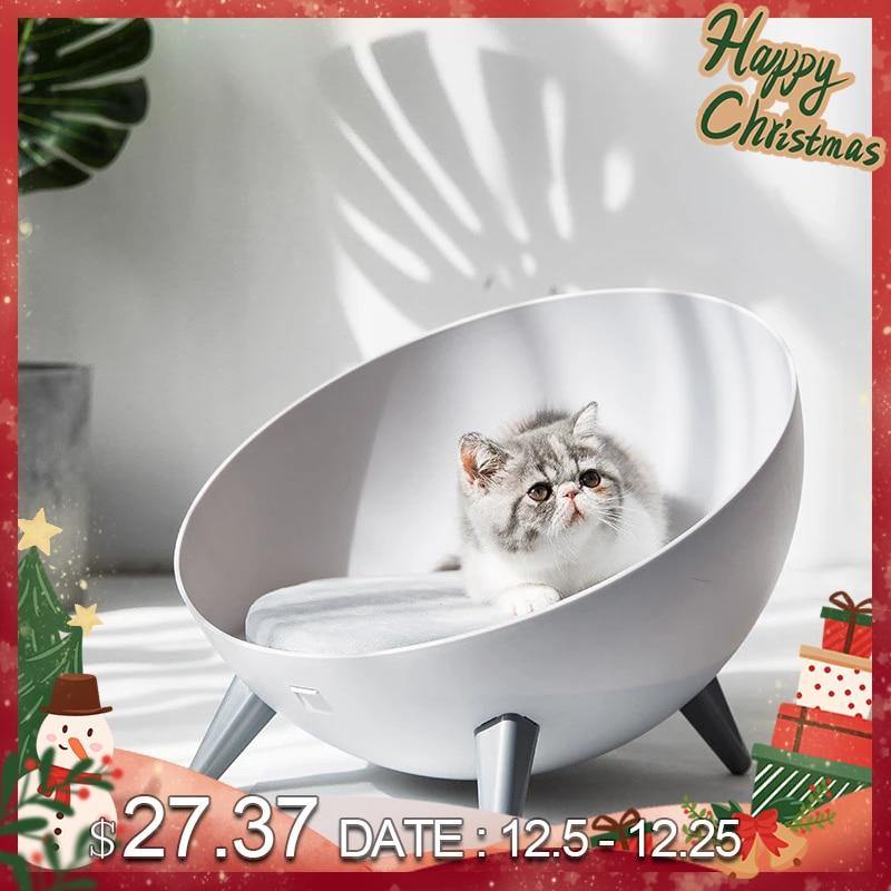 Planet Gates 200003700 High Quality Pet Products Luxury Dog House Cozy Cat Bed Puppy Kennel Pet Sleeping Bed Cat Cushion Kitten Mats Pet Supplies (gray)