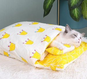 Planet Gates 200003700 huang guan / S 45x30cm Removable Dog Cat Bed Sleeping Bag Sofas Mat Winter Warm Cat House Small Pet Bed Puppy Kennel Nest Cushion Pet Products