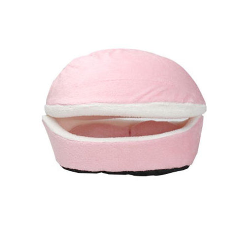 Planet Gates 200003700 light pink / 45X32X32 Cat Bed Sleeping Bag Sofas Mat Hamburger Dog House Short Plush Small Pet Bed Warm Puppy Kennel Nest Cushion Pet Products