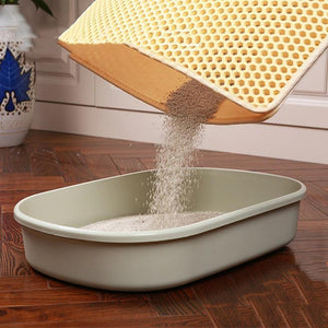 Planet Gates 200003700 Mat Pet Supplies Carpet Cat Sand Litter Mat Toilet Waterproof Pets Trapper Dog Foldable Home Clean Cats EVA Non-slip Mats Carpet