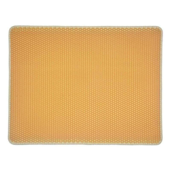 Planet Gates 200003700 orange / 30x30cm Mat Pet Supplies Carpet Cat Sand Litter Mat Toilet Waterproof Pets Trapper Dog Foldable Home Clean Cats EVA Non-slip Mats Carpet