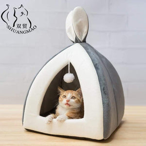Planet Gates 200003700 Pet Cat Bed Indoor Kitten House Warm Small For Dogs Nest Collapsible Cats Cave Cute Sleeping Mats Winter Products