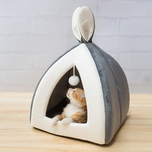 Planet Gates 200003700 Pet Cat Bed Indoor Kitten House Warm Small For Dogs Nest Collapsible Cats Cave Cute Sleeping Mats Winter Products