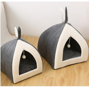 Planet Gates 200003700 Pet Cat Bed Indoor Kitten House Warm Small For Dogs Nest Collapsible Cats Cave Cute Sleeping Mats Winter Products