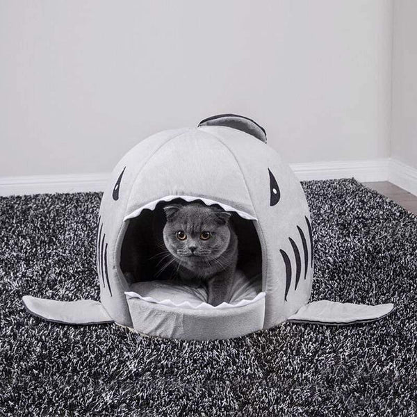 Planet Gates 200003700 Pet Cat Bed Soft Pet Cushion Dog House Shark For Large Dogs Tent High Quality Cotton Small Sleeping Bag Product Items