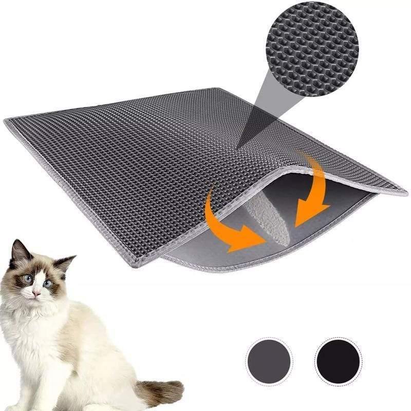 Planet Gates 200003700 Pet Cat Litter Mat Double Layer Waterproof Litter Cat Pads Trapping Pet Litter Box Mat Pet Products Bed Clean Pad Cats Clean