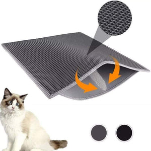 Planet Gates 200003700 Pet Cat Litter Mat Double Layer Waterproof Litter Cat Pads Trapping Pet Litter Box Mat Pet Products Bed Clean Pad Cats Clean