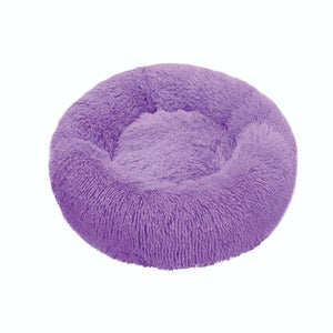 Planet Gates 200003700 Purple / 40cm Round Cat Beds House Soft Long Plush Best Pet Dog Bed For Dogs Basket Pet Products Cushion Cat Bed Cat Mat Animals Sleeping Sofa