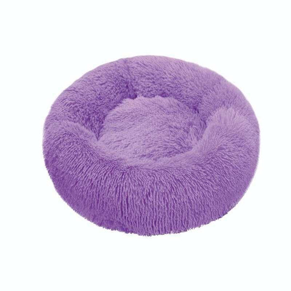 Planet Gates 200003700 Purple / 40cm Round Cat Beds House Soft Long Plush Best Pet Dog Bed For Dogs Basket Pet Products Cushion Cat Bed Cat Mat Animals Sleeping Sofa