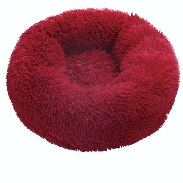 Planet Gates 200003700 Red / 40cm Round Cat Beds House Soft Long Plush Best Pet Dog Bed For Dogs Basket Pet Products Cushion Cat Bed Cat Mat Animals Sleeping Sofa