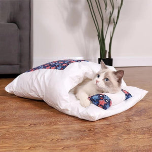 Planet Gates 200003700 Removable Dog Cat Bed Sleeping Bag Sofas Mat Winter Warm Cat House Small Pet Bed Puppy Kennel Nest Cushion Pet Products