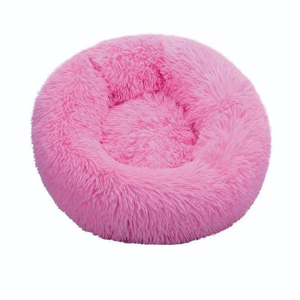 Planet Gates 200003700 Rose / 40cm Round Cat Beds House Soft Long Plush Best Pet Dog Bed For Dogs Basket Pet Products Cushion Cat Bed Cat Mat Animals Sleeping Sofa