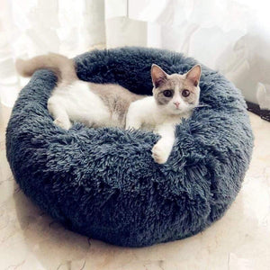 Planet Gates 200003700 Round Cat Beds House Soft Long Plush Best Pet Dog Bed For Dogs Basket Pet Products Cushion Cat Bed Cat Mat Animals Sleeping Sofa