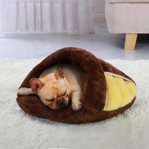 Planet Gates 200003700 Warm Cat Bed Pet Puppy Cat House Winter Dog Cat Cushion Mat Indoor Basket Cave Kennel Nest Cats Products For Pets Cama De Gato