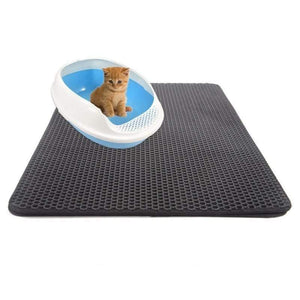 Planet Gates 200003700 Waterproof Pet Cat Litter Mat Double Layer Litter Cat Pads Trapping Pet Litter Box Mat Cat Products Bed For Cats House Clean