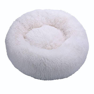 Planet Gates 200003700 White / 40cm Round Cat Beds House Soft Long Plush Best Pet Dog Bed For Dogs Basket Pet Products Cushion Cat Bed Cat Mat Animals Sleeping Sofa