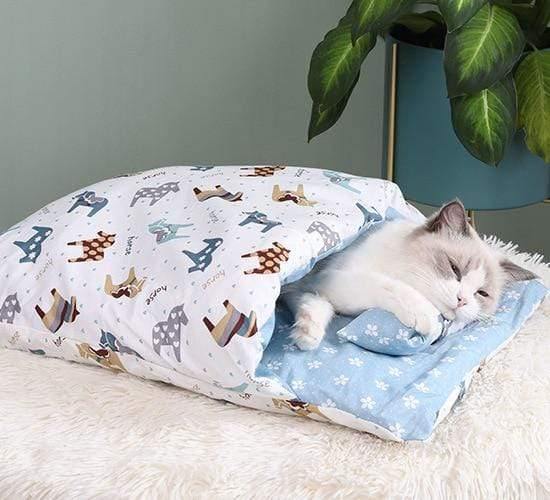 Planet Gates 200003700 xiao ma / S 45x30cm Removable Dog Cat Bed Sleeping Bag Sofas Mat Winter Warm Cat House Small Pet Bed Puppy Kennel Nest Cushion Pet Products