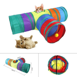Planet Gates 200003701 3 Cat tunnel 5/4/3Holes Pet Cat Tunnel Funny Toys For Cats Foldable Cat Toys Interactive Cat Rabbit Animal Play Games Toy Cat Pet Products