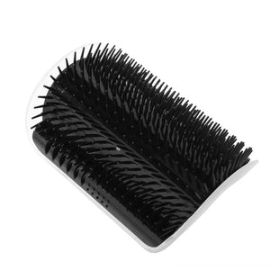 Planet Gates 200003701 Black Pet Product For Cat Self Groomer Wall Brush Corner Cat Massage Self Groomer Comb Brush With Catnip Cat Rubs With A Tickling Comb