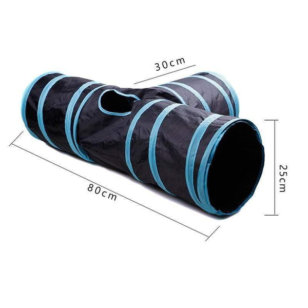 Planet Gates 200003701 Blue-175 5/4/3Holes Pet Cat Tunnel Funny Toys For Cats Foldable Cat Toys Interactive Cat Rabbit Animal Play Games Toy Cat Pet Products