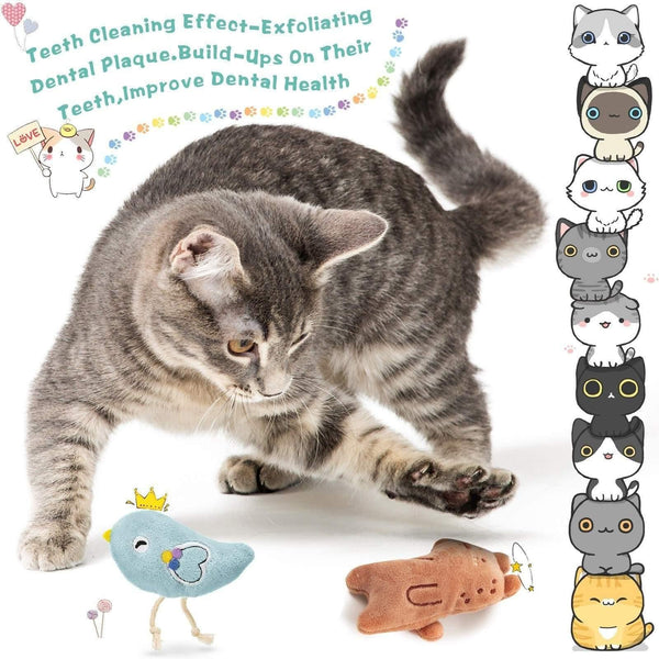 Planet Gates 200003701 Cat Toy Catnip Interactive Plush Stuffed Chew Pet Toys Claw Funny Cat Mint Soft Teeth Cleaning Toy For Cat Kitten Pet Products