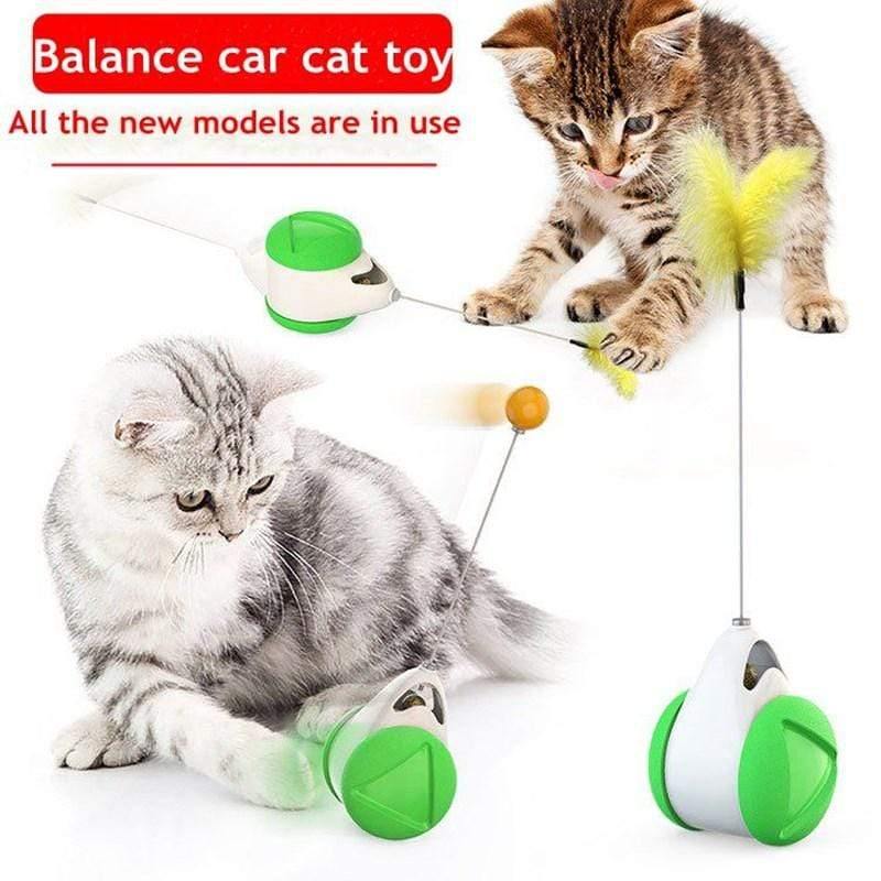 Planet Gates 200003701 New Type Of Pet Toy Supplies Chunren Turn Cat Toy Turntable Tease Cat Stick Vent Balance Car Pet Exercise Intelligence Reaction