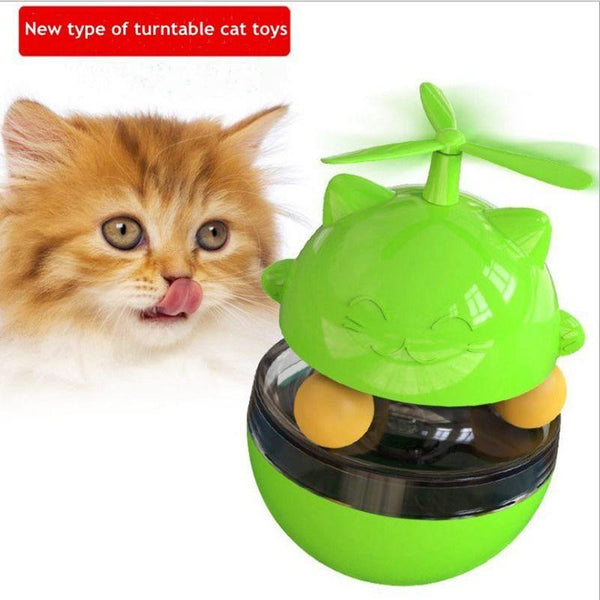 Planet Gates 200003701 New Type Of Pet Toy Supplies Chunren Turn Cat Toy Turntable Tease Cat Stick Vent Balance Car Pet Exercise Intelligence Reaction