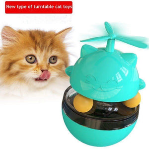 Planet Gates 200003701 New Type Of Pet Toy Supplies Chunren Turn Cat Toy Turntable Tease Cat Stick Vent Balance Car Pet Exercise Intelligence Reaction