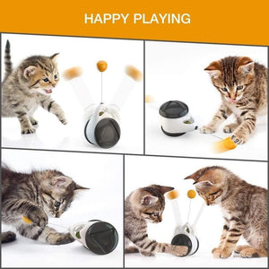 Planet Gates 200003701 Pet Cat Toys For Cats Kitten Puzzle Interactive Tumbler Swing Self Balance Chasing Toy With Catnip Pet Cat Accessories Products