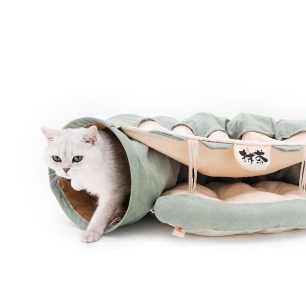 Planet Gates 200003701 Pet Cats Tunnel Interactive Play Toy Mobile Collapsible Ferrets Rabbit Bed Tunnels Indoor Toys Kitten Exercising Products