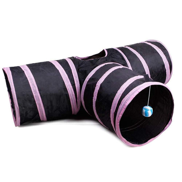 Planet Gates 200003701 Pink 5/4/3Holes Pet Cat Tunnel Funny Toys For Cats Foldable Cat Toys Interactive Cat Rabbit Animal Play Games Toy Cat Pet Products