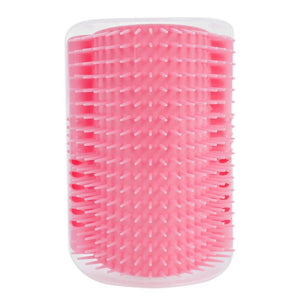 Planet Gates 200003701 Pink Pet Product For Cat Self Groomer Wall Brush Corner Cat Massage Self Groomer Comb Brush With Catnip Cat Rubs With A Tickling Comb