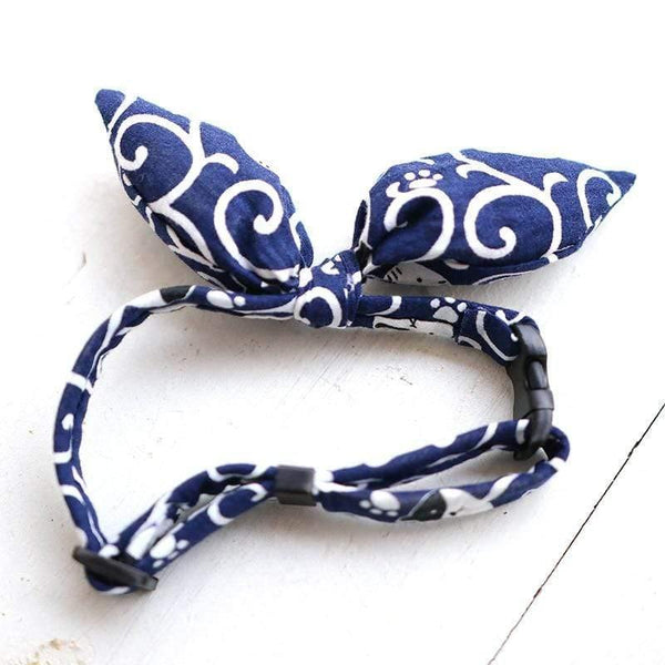 Planet Gates 200003709 Blue / XS (15-21cm) Cat Collar Bow Bowtie Cat Collar For Cats And Small Dogs Accessories Cat-Collar Kitten Pet Products Chihuahua Bow Tie Necklace