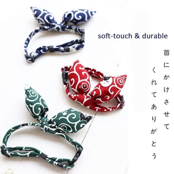 Planet Gates 200003709 Cat Collar Bow Bowtie Cat Collar For Cats And Small Dogs Accessories Cat-Collar Kitten Pet Products Chihuahua Bow Tie Necklace