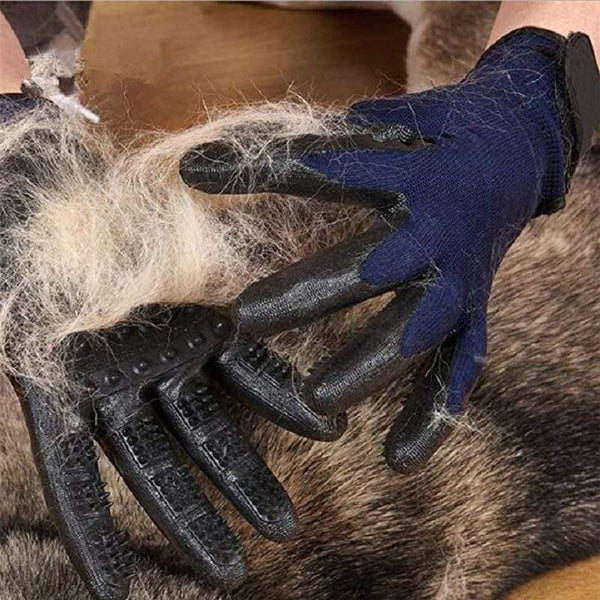 Planet Gates 200003710 1 Pair Grooming Glove For Cats Soft Rubber Pet Hair Remover Dog Horse Cat Shedding Bathing Massage Brush Clean Comb For Animals