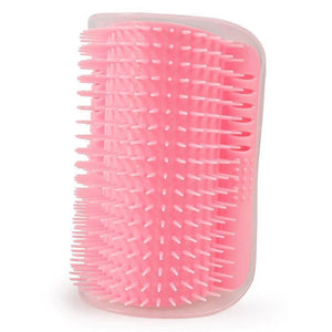 Planet Gates 200003710 Pink / 9cmx13cm Pet Products For Cats Brush Corner Cat Massage Self Groomer Comb Brush With Catnip Cat Rubs The Face With A Tickling Comb