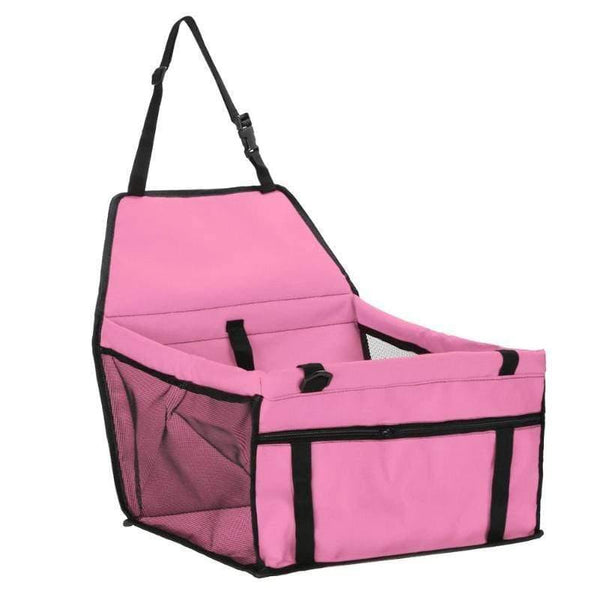 Planet Gates 200003719 Pink Folding Pet Dog Carrier Pad Waterproof Dog Seat Bag Basket Safe Carry House Cat Puppy Bag Dog Car Seat Pet Products