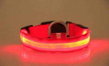 Planet Gates 200003720 Red Light / S  NECK 35-43 CM LED Dog Collar With USB Charging Colorful Lights Safe Anti-Lost Collars For Puppy Kitten Dogs Lead Collars 7 Lights Pet Products