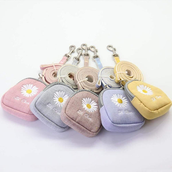 Planet Gates 200003720 Soft Pet Dog Harnesses Vest No Pull Adjustable Keep Warm Embroidery Cat Harness Leash Set For Small Medium Dogs Outdoor Walking