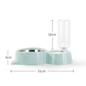 Planet Gates 200003722 Food Water Bottle Water Pet Dog Cat Feeding Bowls for Dogs Small Large Dogs Puppy Cat Drinking Bowl Dispenser Feeder Pet Product